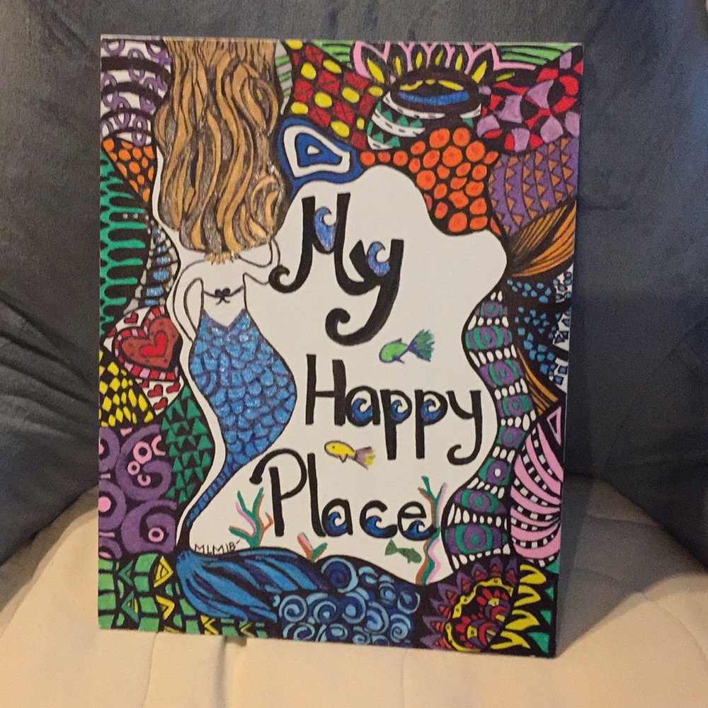 My Happy Place Mermaid  picture 🧜‍♀️ Design 🐠